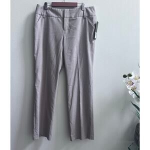 NEW Daisy Fuentes Women's Cream Wide Leg Trouser Dress Pants Size 10P Career